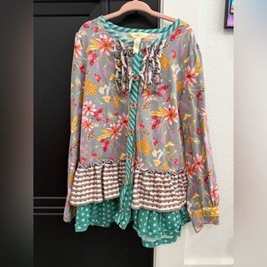 Matilda Jane Multicolor Ruffled Blouse